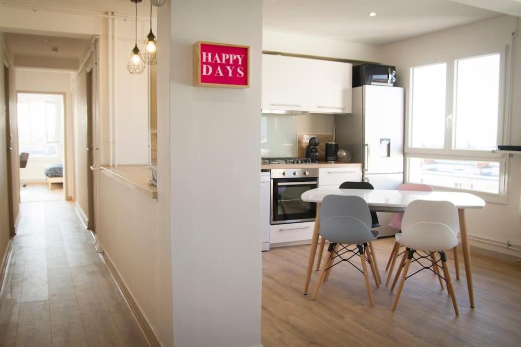 Le Happy Days -Grand T4 Convivial Apartman Dijon Kültér fotó